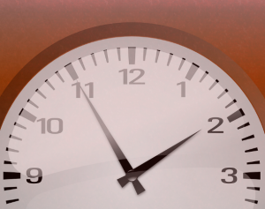 Time management tips clock